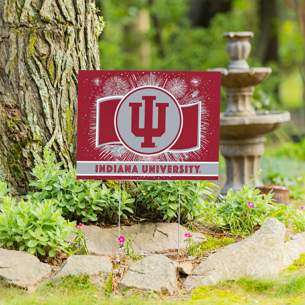 Indiana University Yard Sign, Patriotic - Collegiate Home