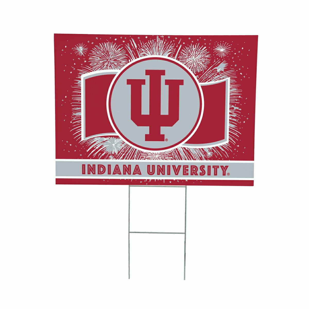 Indiana University Yard Sign, Patriotic - Collegiate Home