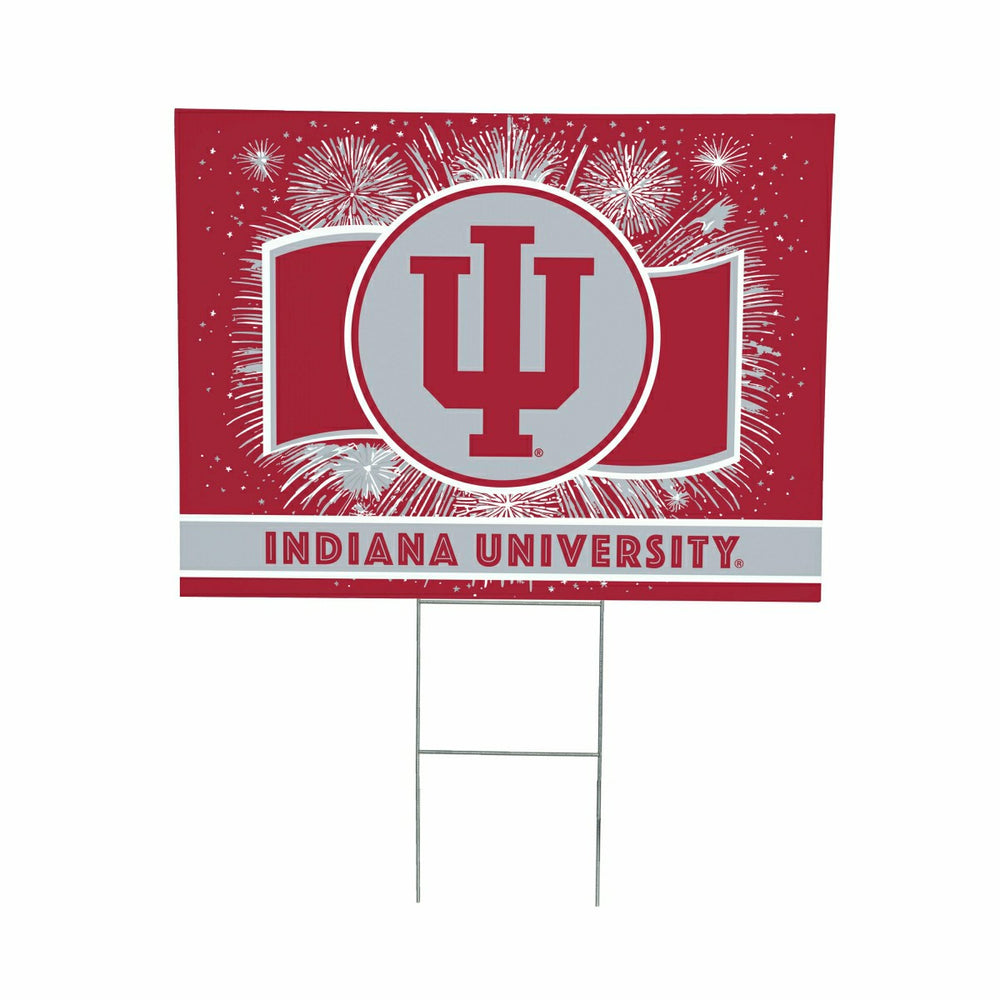 Indiana University Yard Sign, Patriotic - Collegiate Home