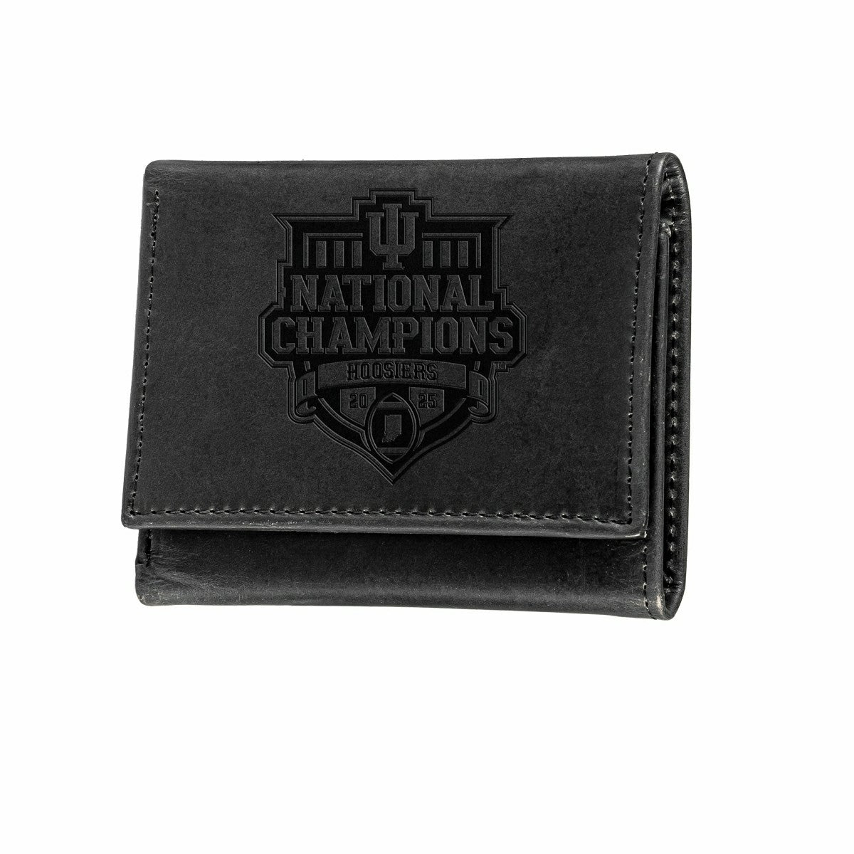 Indiana University, Div 1 Champs, Wallet, Tri-fold, Black - Collegiate Home
