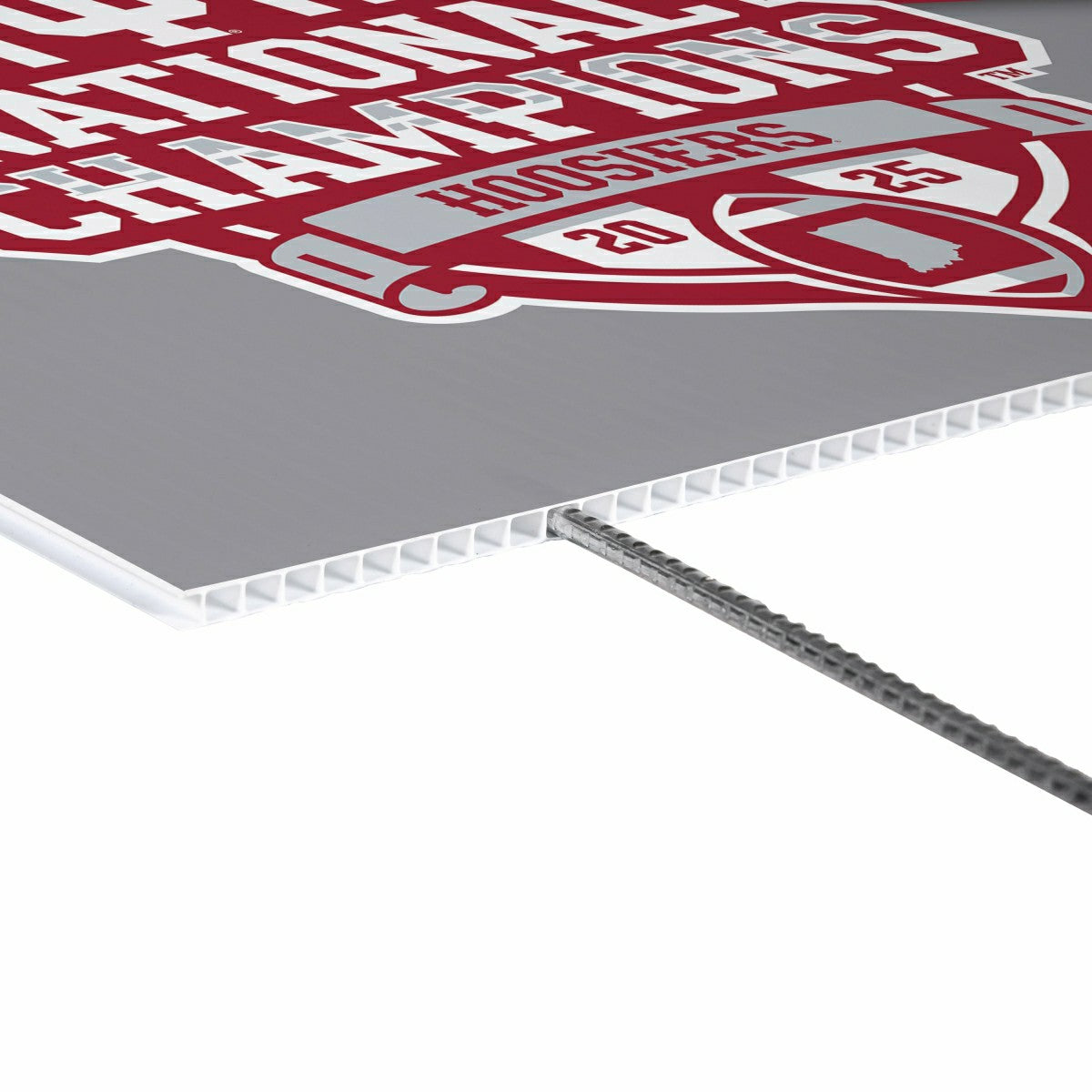 Indiana University, Div 1 Champs, Cororplast Yard Sign - Collegiate Home