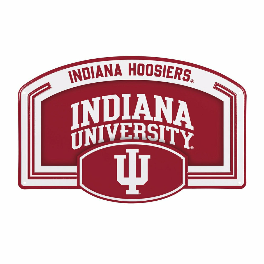 Indiana University USA Embossed Steel Wall Sign, 11" x 17" - Collegiate Home