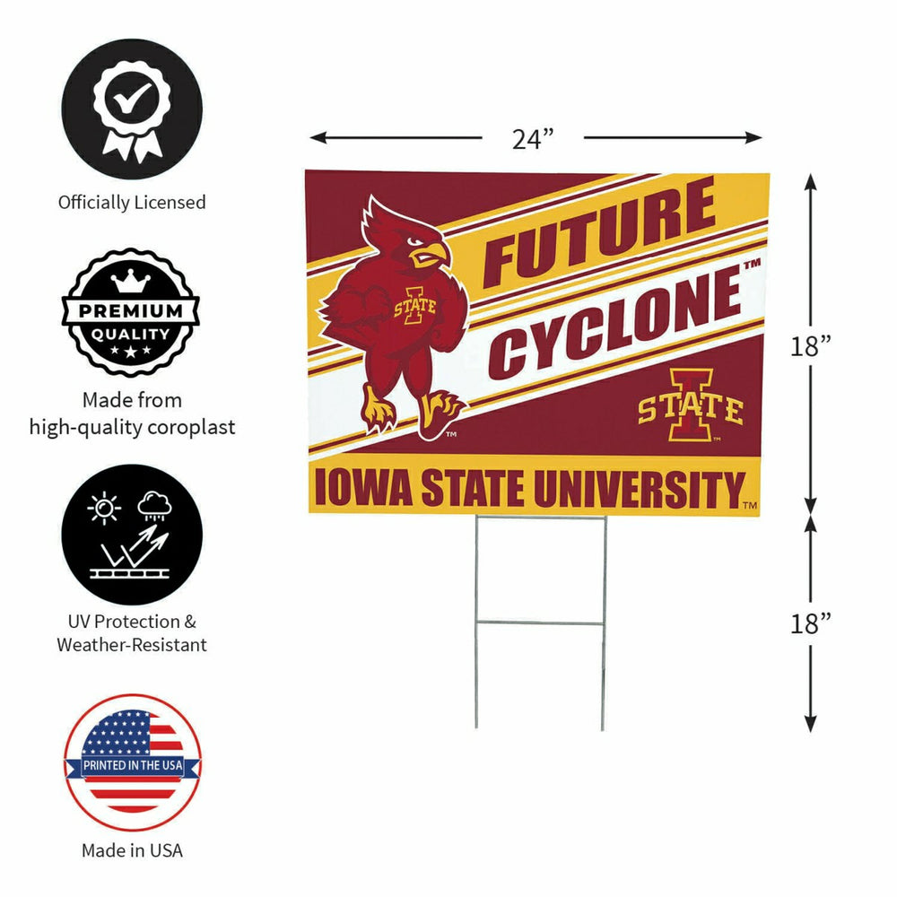 Iowa State University Coroplast Yard Sign, Future Student - Collegiate Home