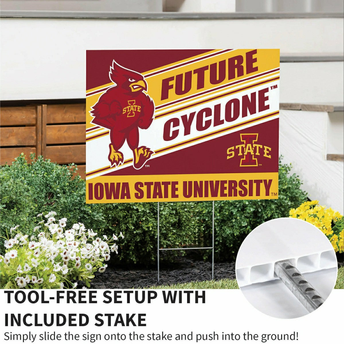 Iowa State University Coroplast Yard Sign, Future Student - Collegiate Home