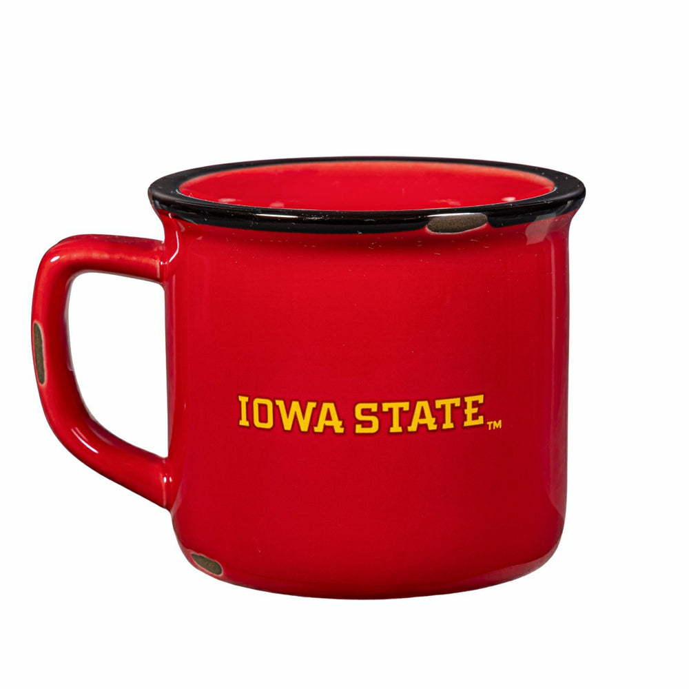 Iowa State University Ceramic Camp Cup with Enamel Finish, 14oz - Collegiate Home