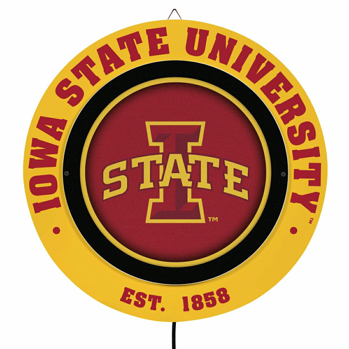 Iowa State University, Metal Lite, Round - Collegiate