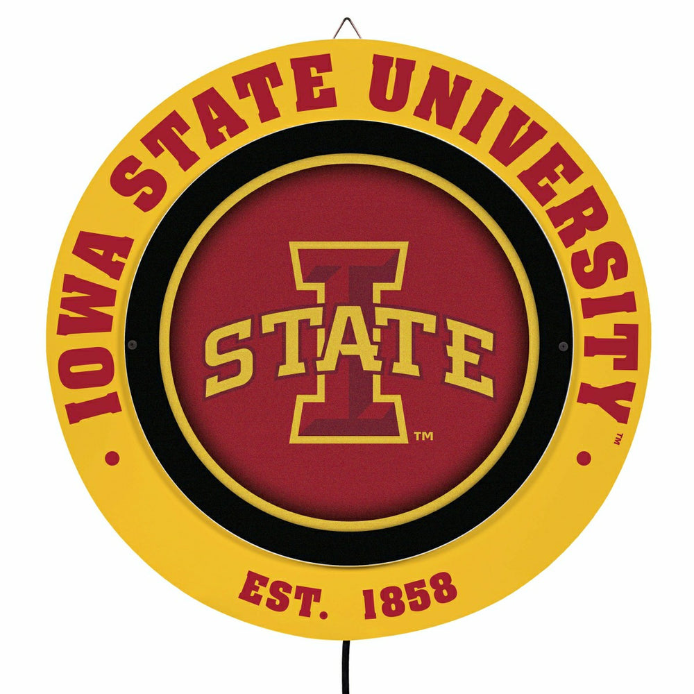 Iowa State University, Metal Lite, Round - Collegiate