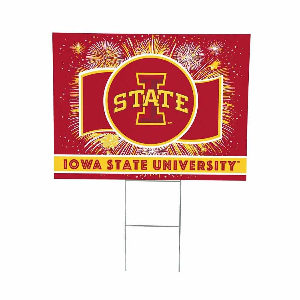 Iowa State University Yard Sign, Patriotic - Collegiate Home