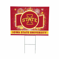 Iowa State University Yard Sign, Patriotic - Collegiate Home