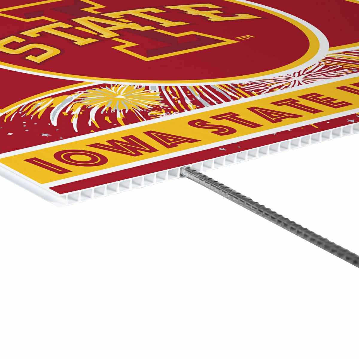 Iowa State University Yard Sign, Patriotic - Collegiate Home