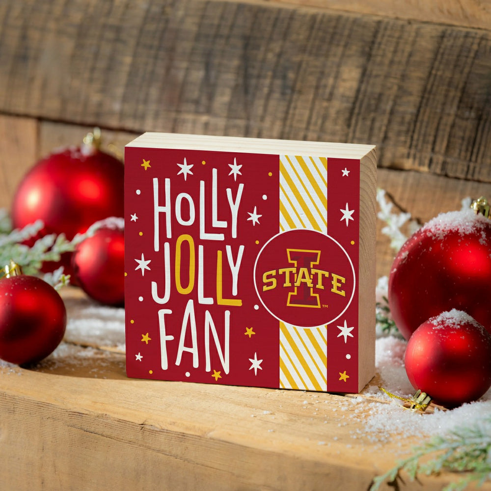 Iowa State University Block, Holiday, 6x6 - Collegiate Home