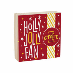 Iowa State University Block, Holiday, 6x6 - Collegiate Home