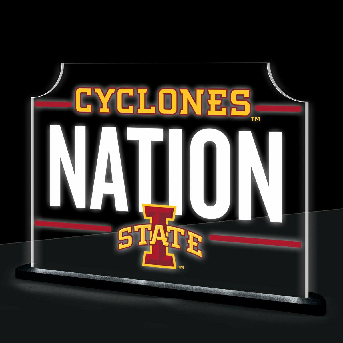 Iowa State University College Rectangle Desklite LED Decor - Collegiate Home