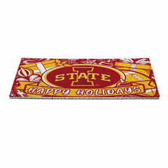 Iowa State University Holiday PVC Mat, 28"x16" - Collegiate