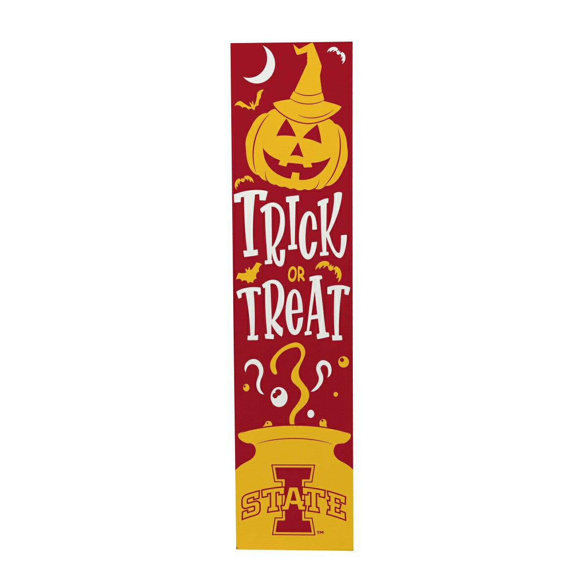 47" Double Sided Leaner, Iowa State University, Halloween - Collegiate Home