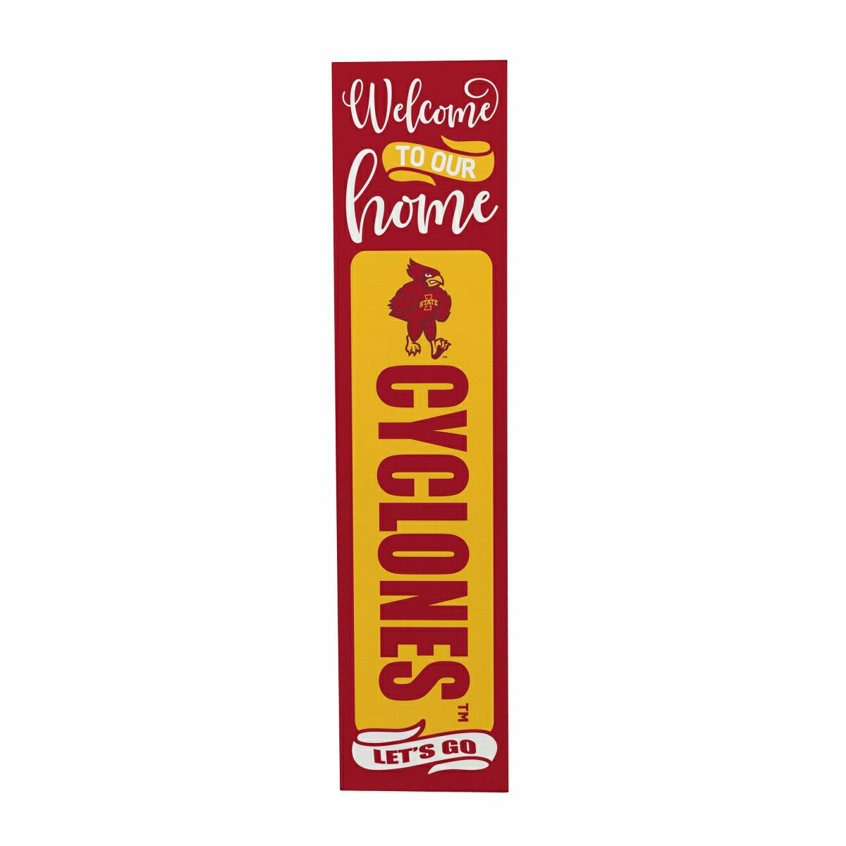 47" Double Sided Leaner, Iowa State University, Halloween - Collegiate Home