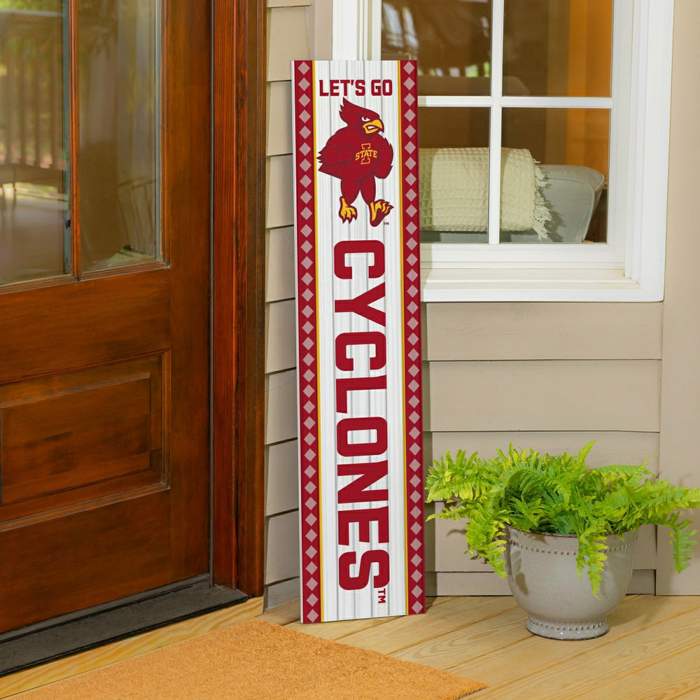 47" Double Sided Leaner, Iowa State University, Christmas - Collegiate Home