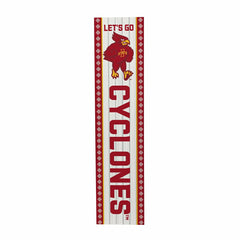 47" Double Sided Leaner, Iowa State University, Christmas - Collegiate Home