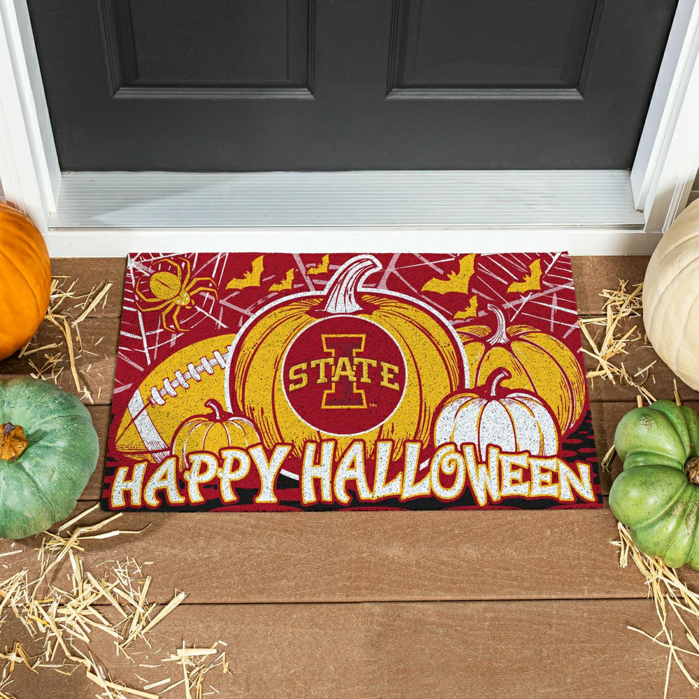 Iowa State University Halloween PVC Mat, 28"x16" - Collegiate