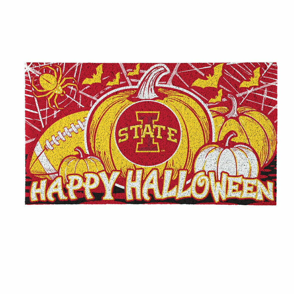 Iowa State University Halloween PVC Mat, 28"x16" - Collegiate