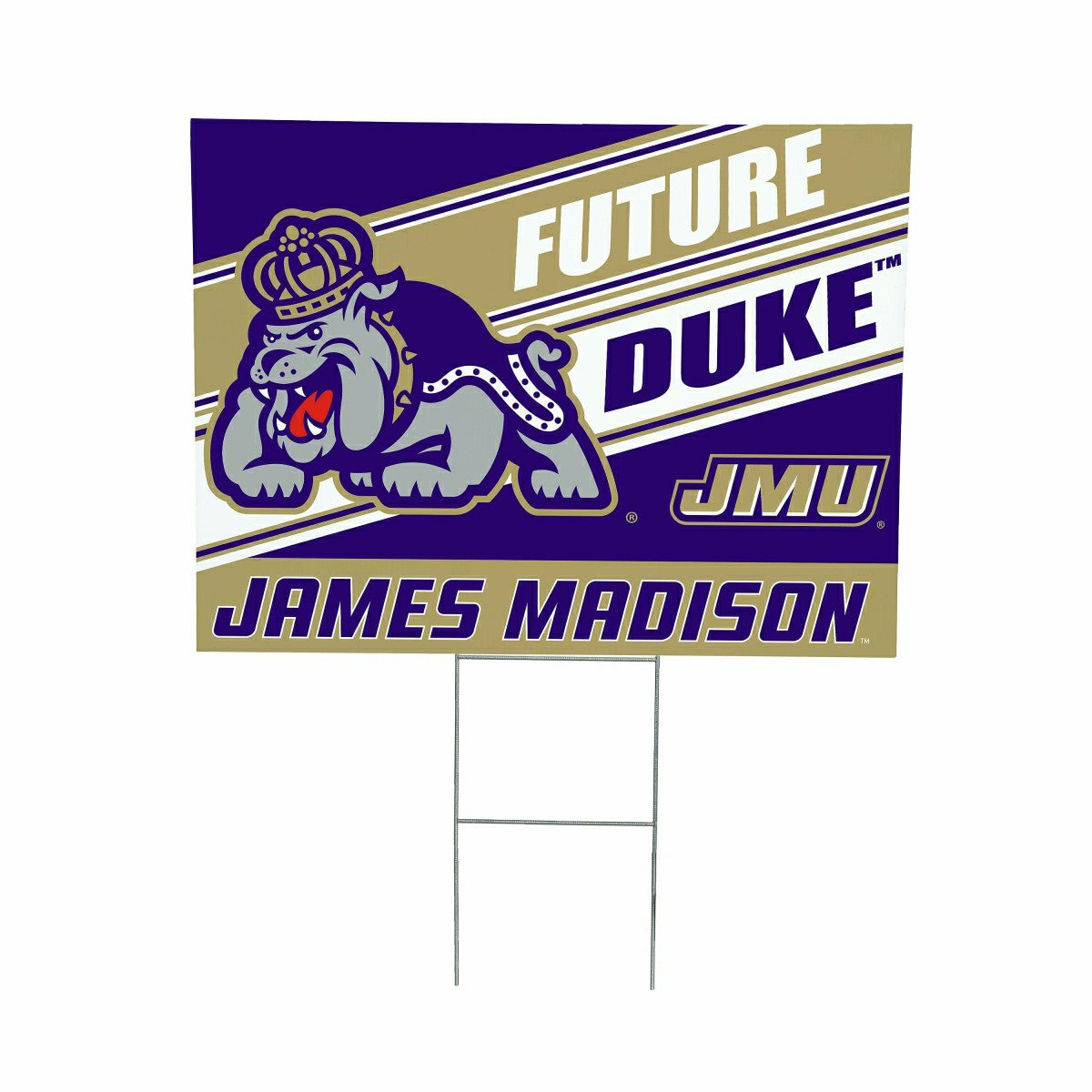 James Madison University Coroplast Yard Sign, Future Student - Collegiate Home