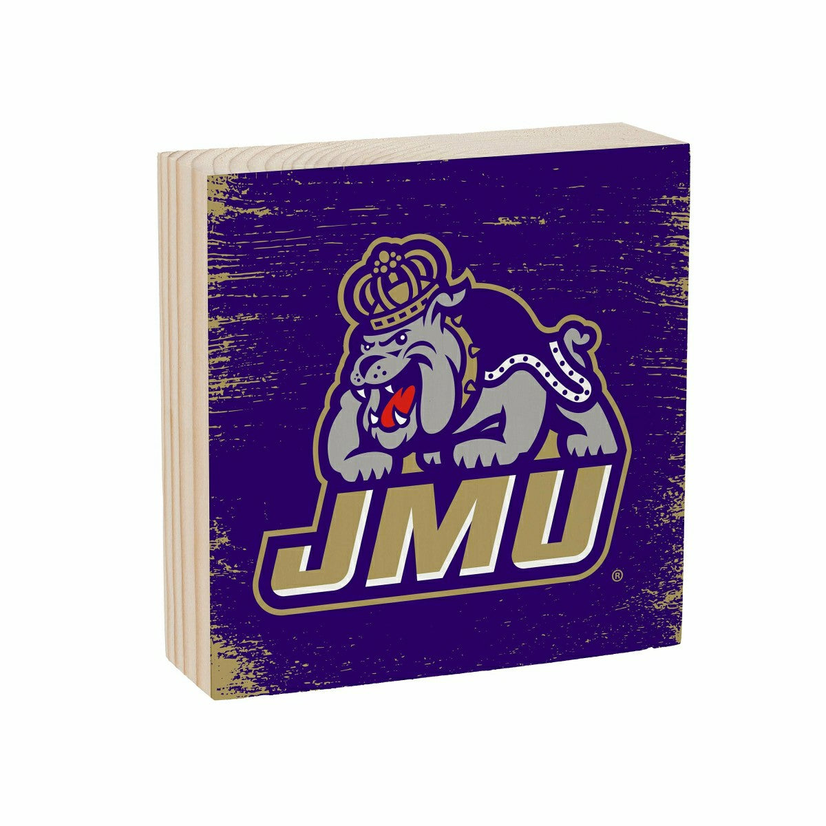 James Madison University Plock, Down Home Fans, 6x6 - Collegiate Home