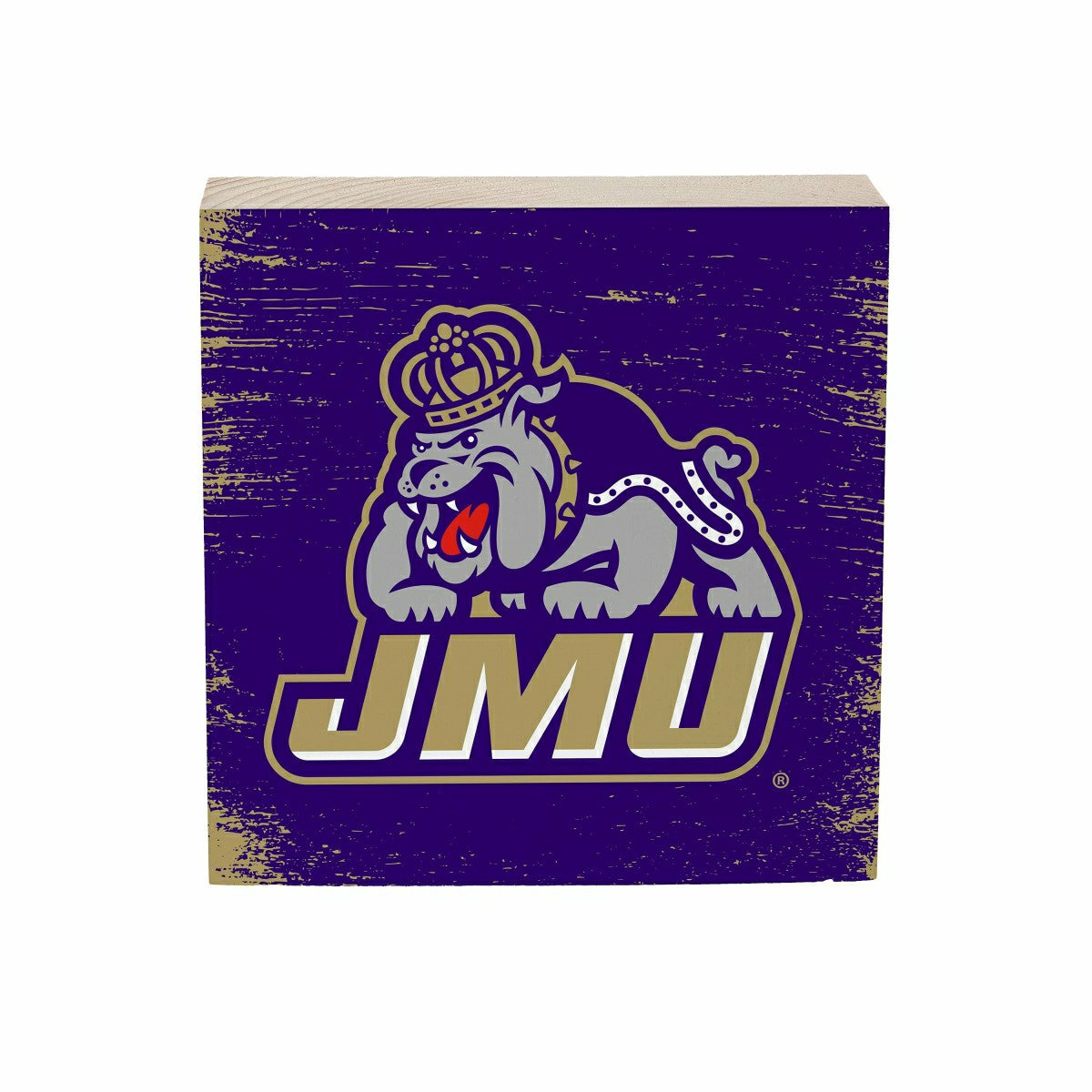 James Madison University Plock, Down Home Fans, 6x6 - Collegiate Home
