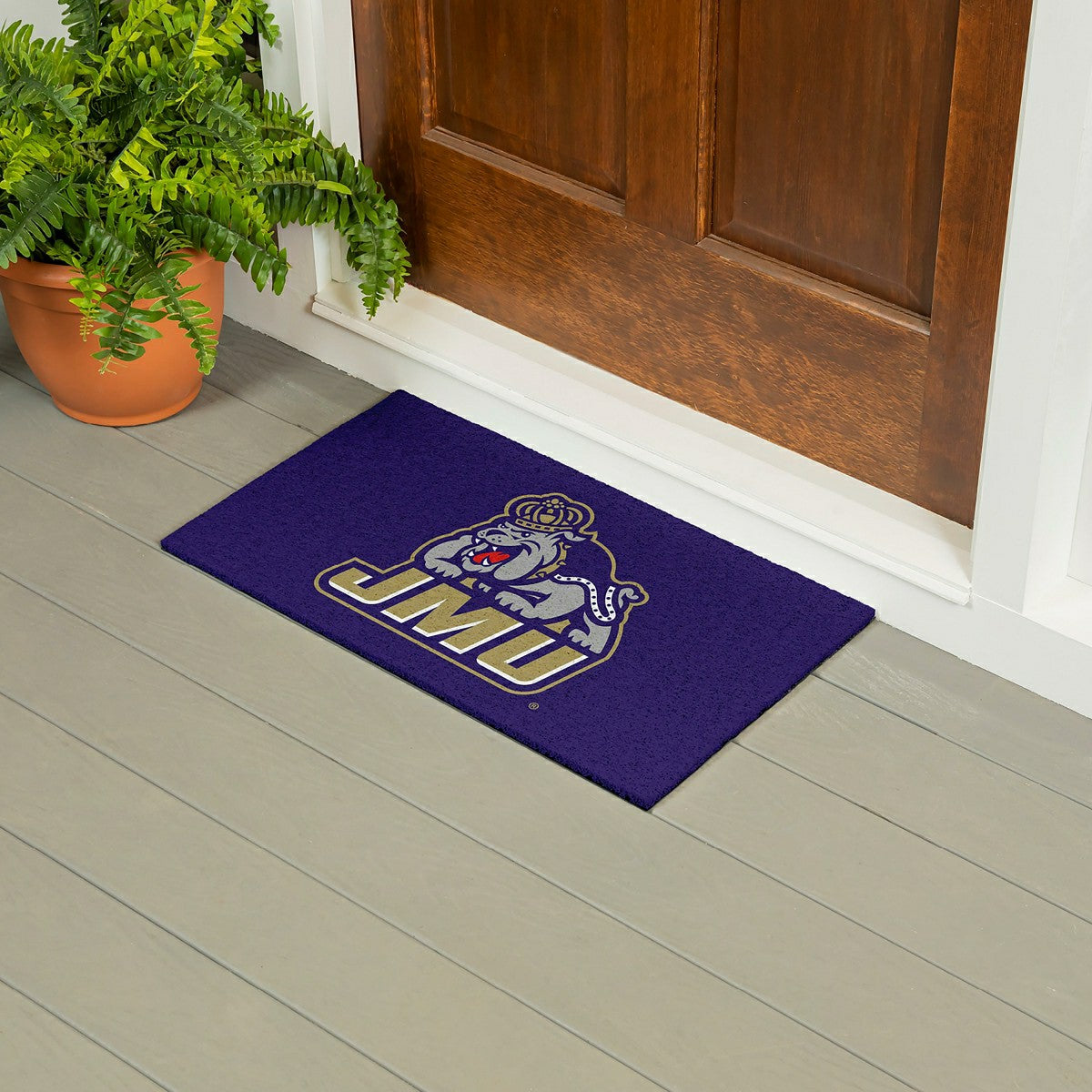 Full Color PVC Mat, 16" x 28", James Madison University - Collegiate