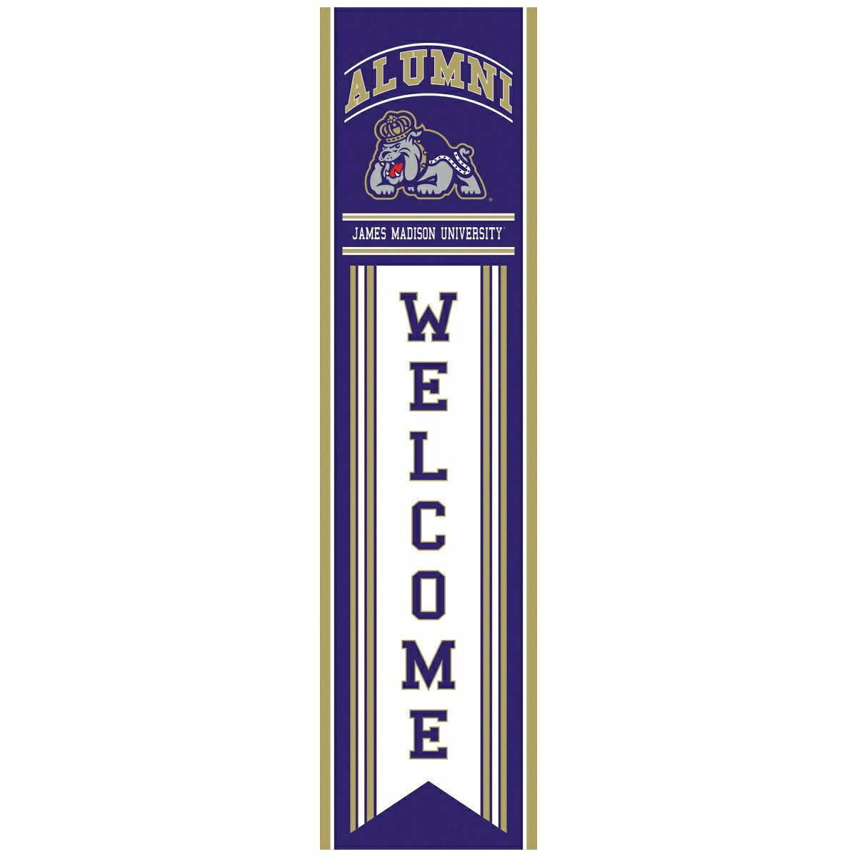 James Madison University Alumni Single Sided Large Leaner, 46" - Collegiate Home