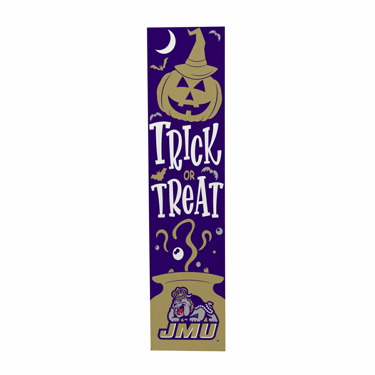 47" Double Sided Leaner, James Madison University, Halloween - Collegiate Home