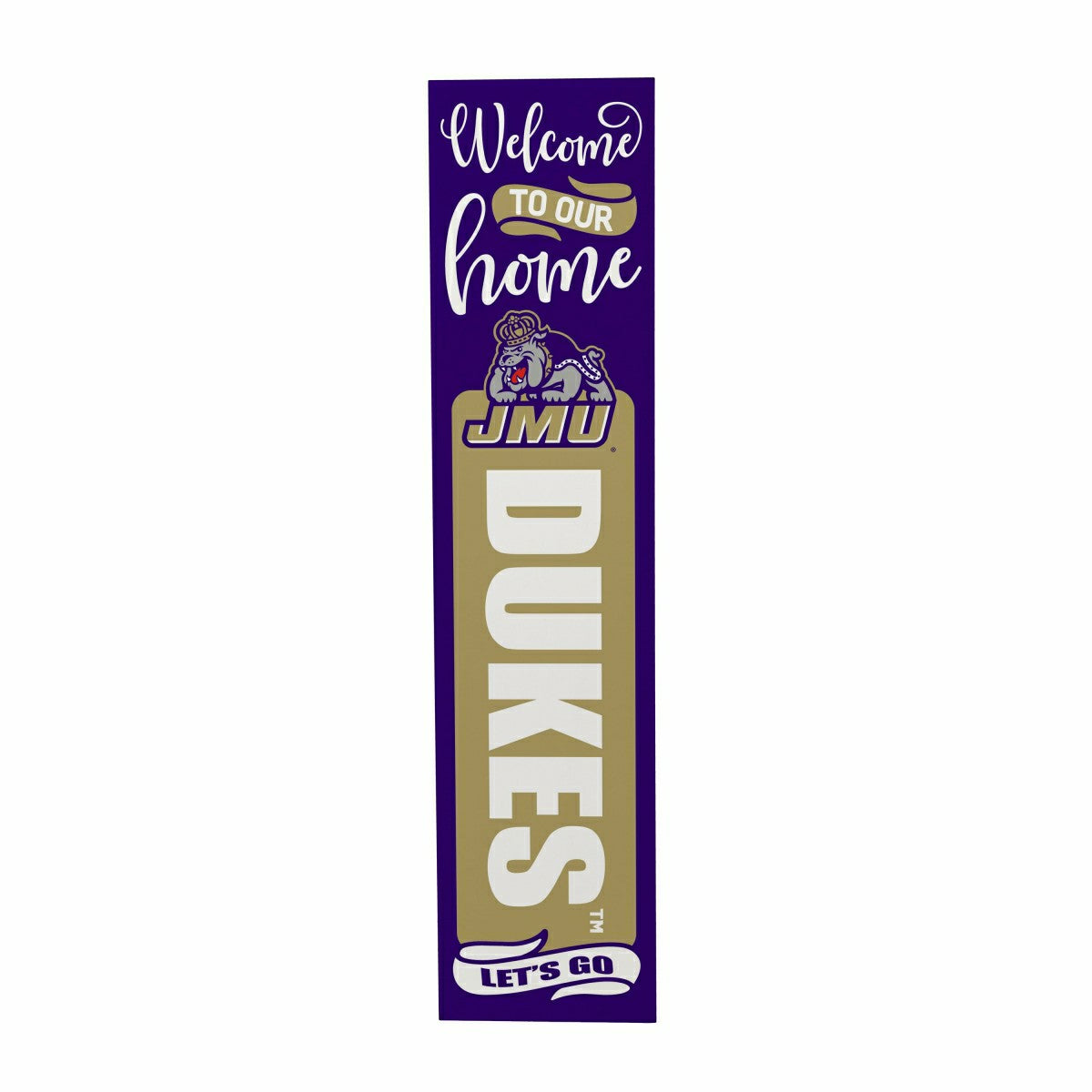 47" Double Sided Leaner, James Madison University, Halloween - Collegiate Home