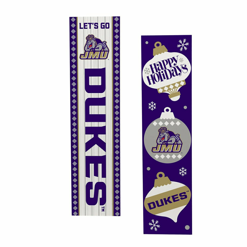 47" Double Sided Leaner, James Madison University, Christmas - Collegiate Home