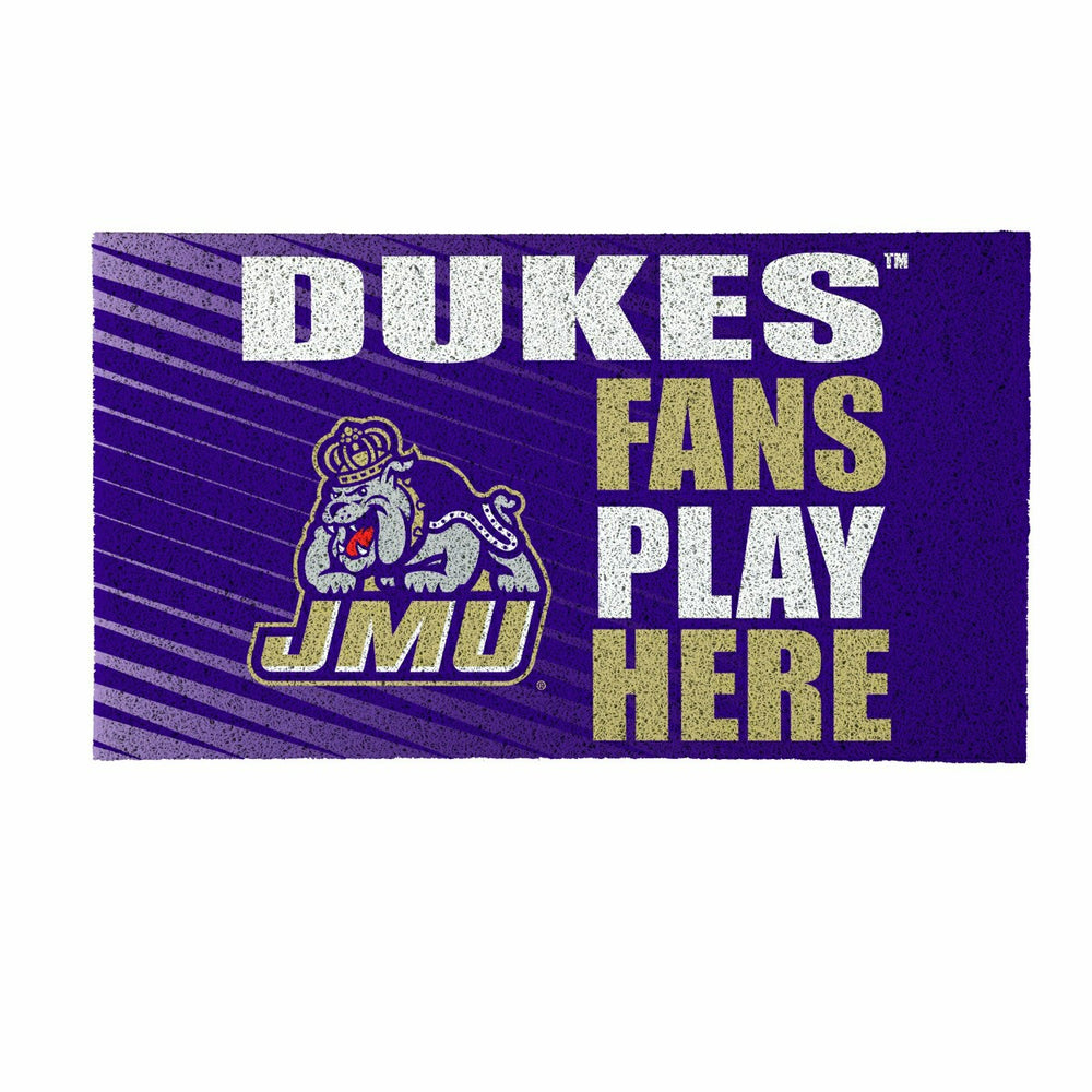 James Madison University Fan Mat, 28"x16" - Collegiate