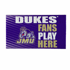 James Madison University Fan Mat, 28"x16" - Collegiate