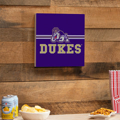James Madison University Wood Wall Sign, 12x12 - Collegiate Home