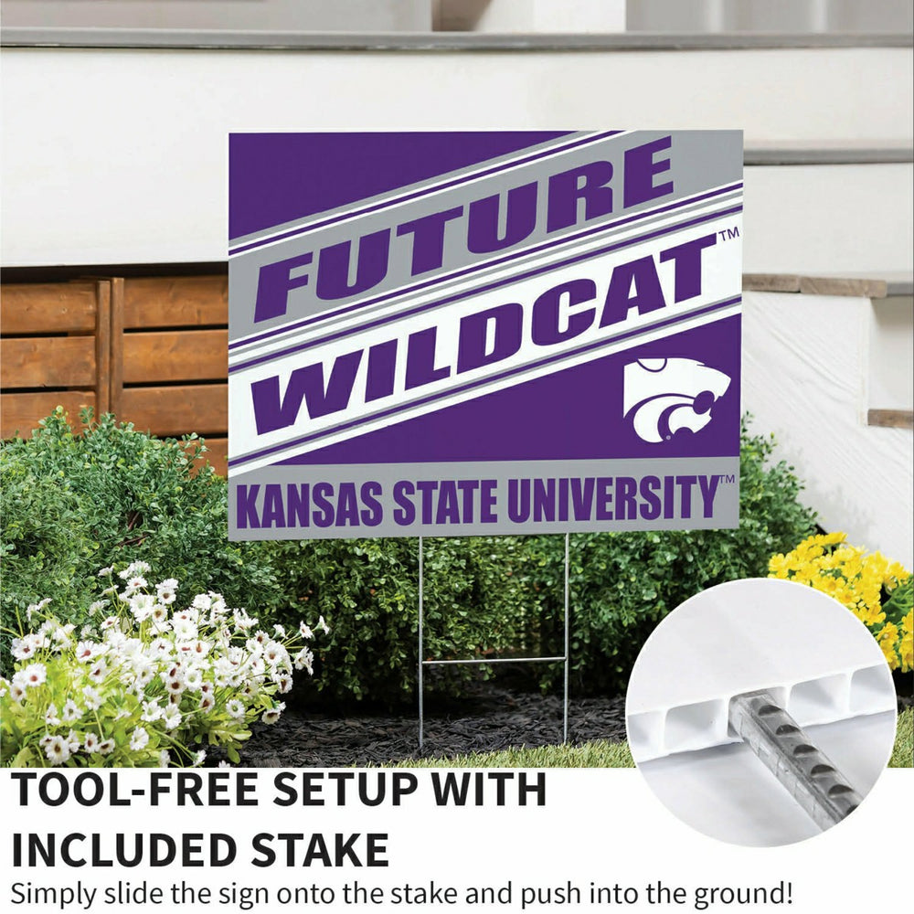 Kansas State University Coroplast Yard Sign, Future Student - Collegiate Home