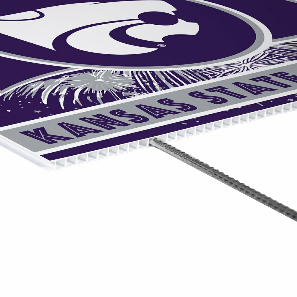 Kansas State University Yard Sign, Patriotic - Collegiate Home