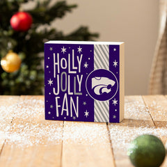 Kansas State University Block, Holiday, 6x6 - Collegiate Home