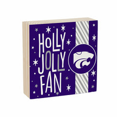 Kansas State University Block, Holiday, 6x6 - Collegiate Home