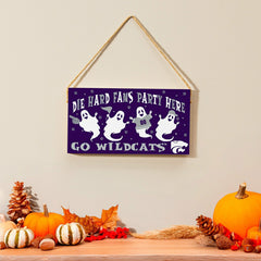 Kansas State University Halloween Wood Wall Sign, 6x11 - Collegiate Home