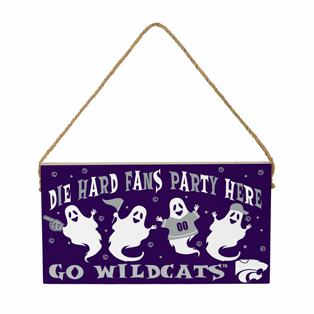 Kansas State University Halloween Wood Wall Sign, 6x11 - Collegiate Home