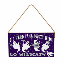 Kansas State University Halloween Wood Wall Sign, 6x11 - Collegiate Home