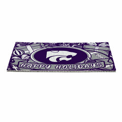 Kansas State University Holiday PVC Mat, 28"x16" - Collegiate