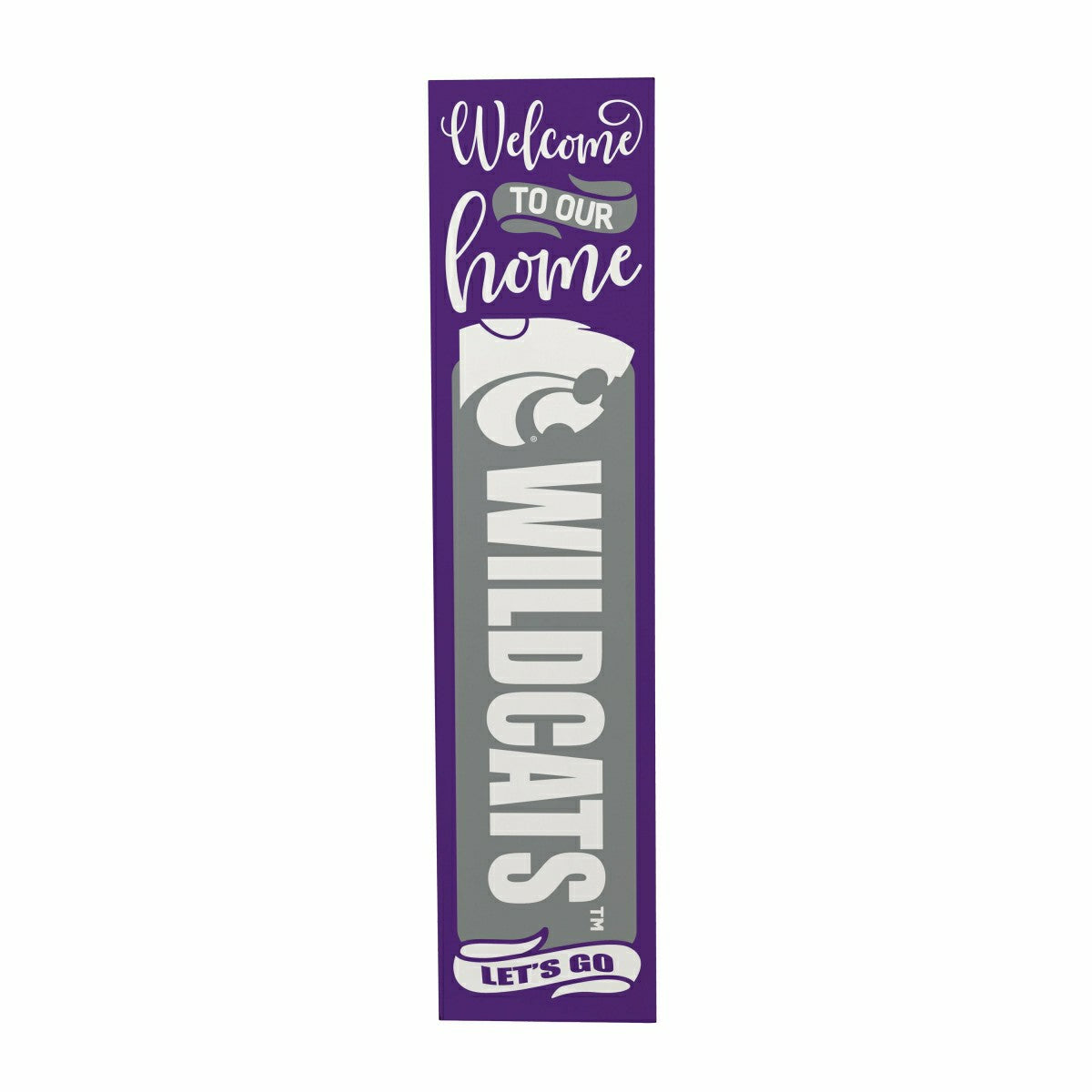 Kansas State University 47" Double Sided Leaner, Halloween - Collegiate Home