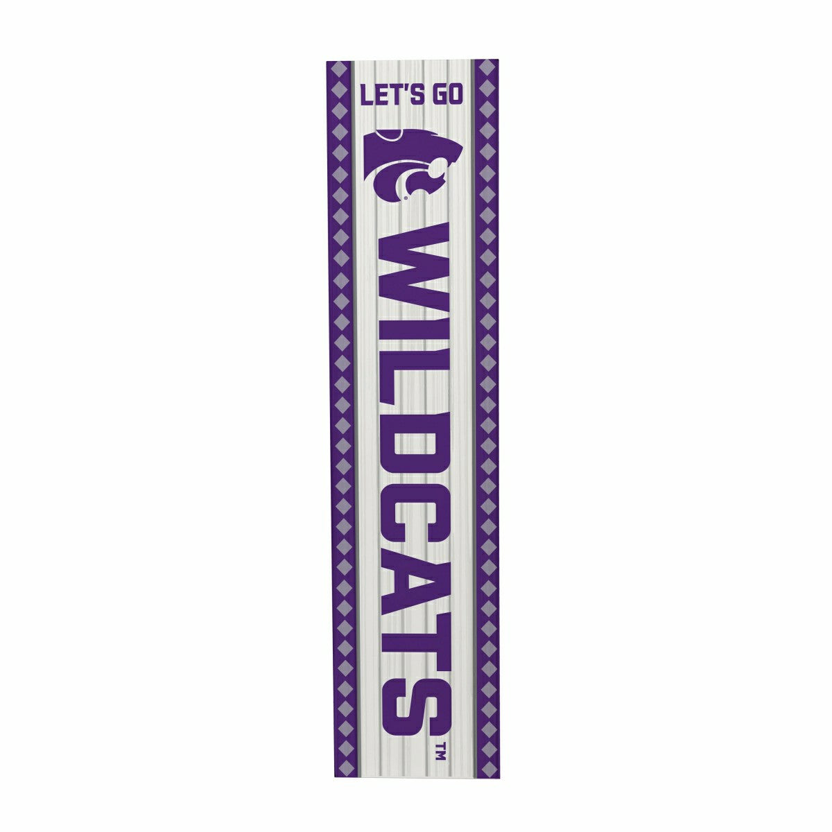 Kansas State University 47" Double Sided Leaner, Christmas - Collegiate Home