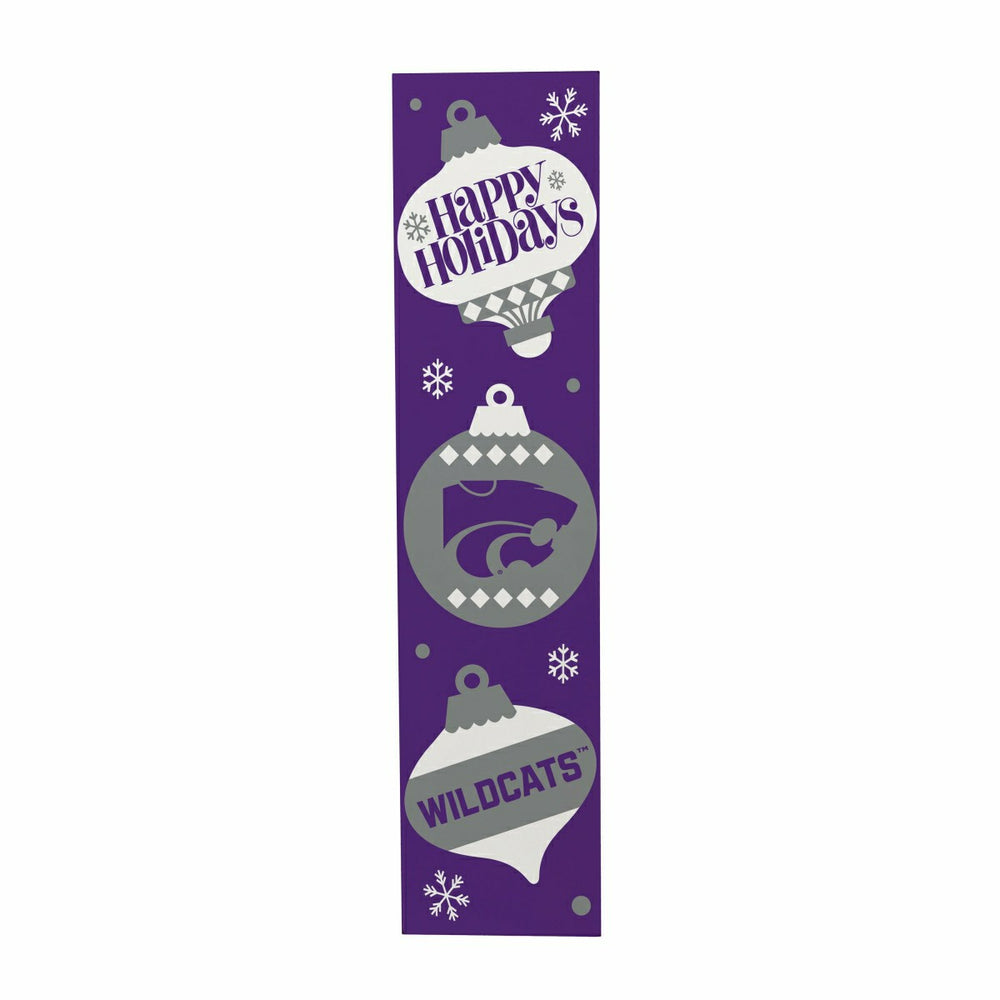 Kansas State University 47" Double Sided Leaner, Christmas - Collegiate Home