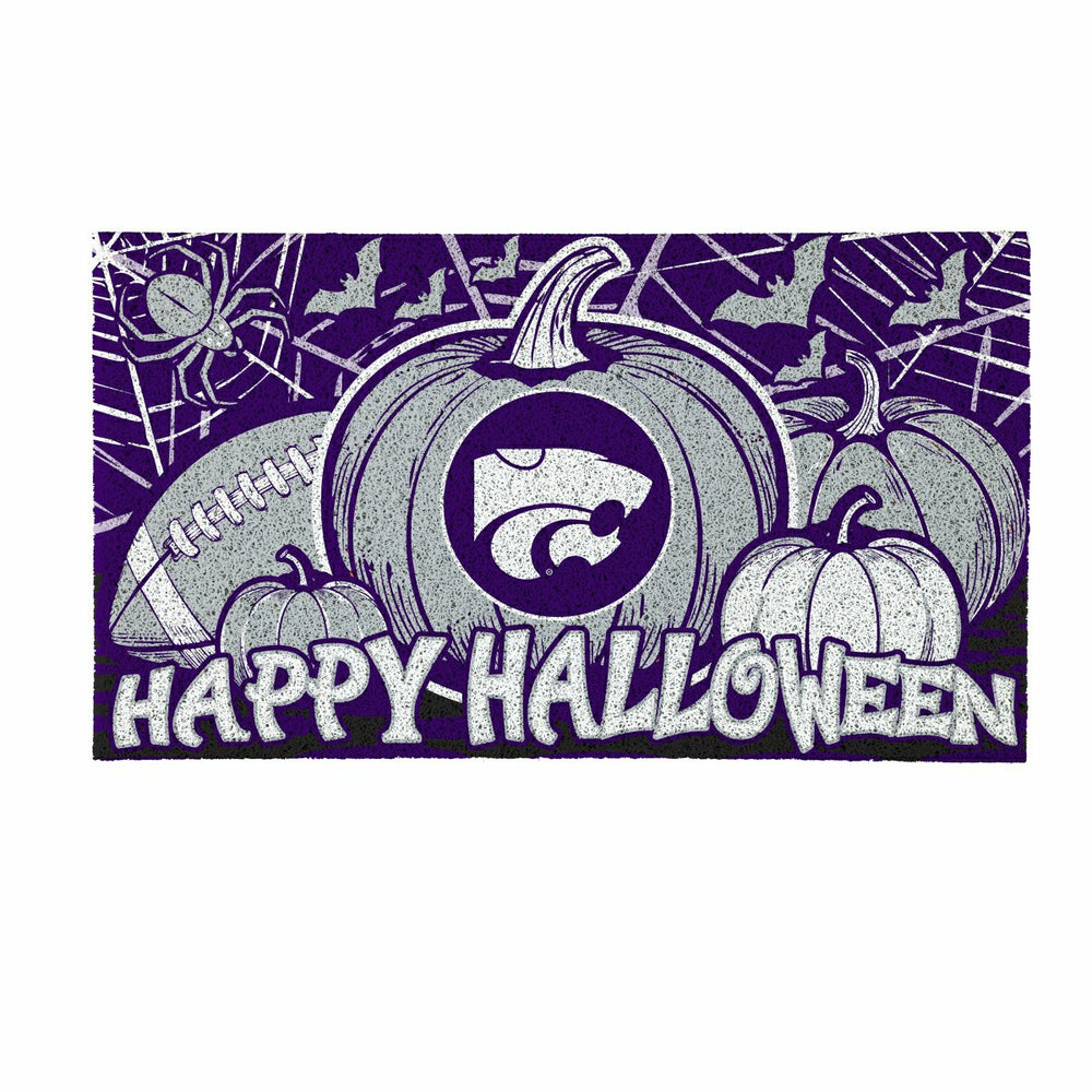 Kansas State University Halloween PVC Mat, 28"x16" - Collegiate
