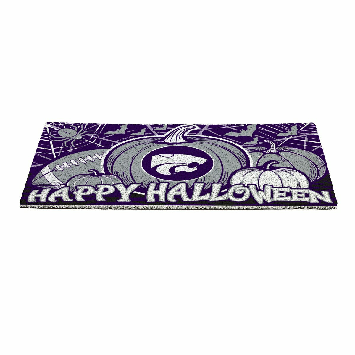 Kansas State University Halloween PVC Mat, 28"x16" - Collegiate