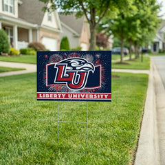Liberty University Yard Sign, Patriotic - Collegiate Home