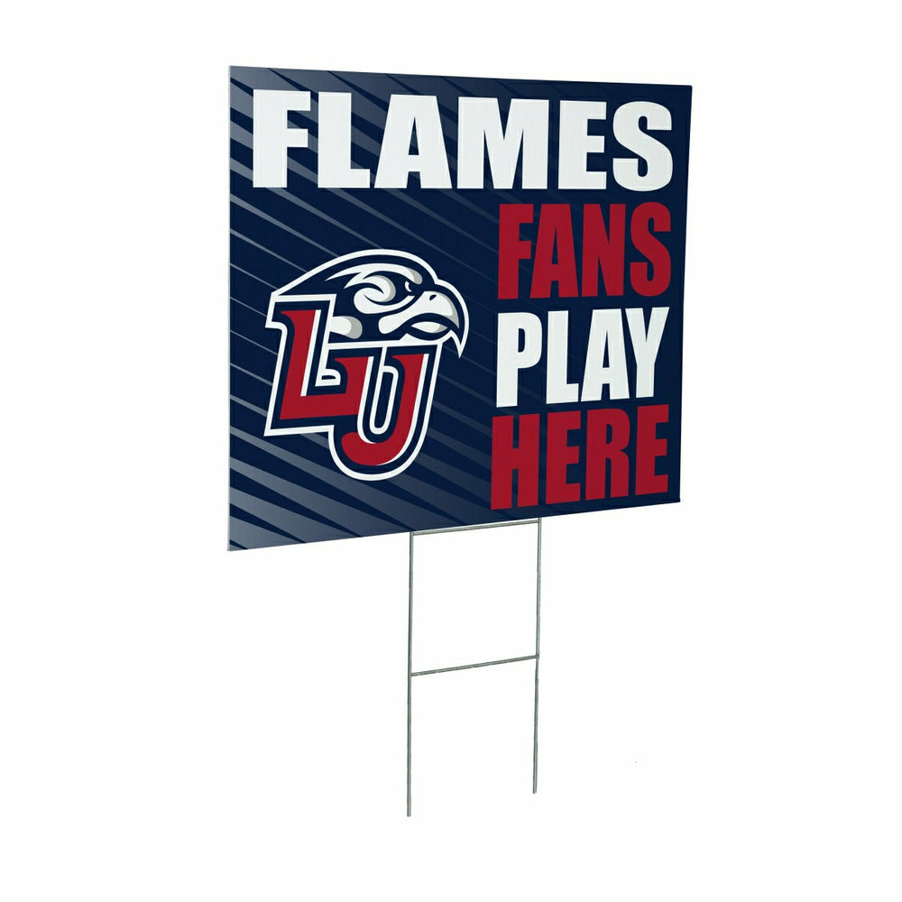 Liberty University Coroplast Yard Sign "Fans Play Here" - Collegiate Home